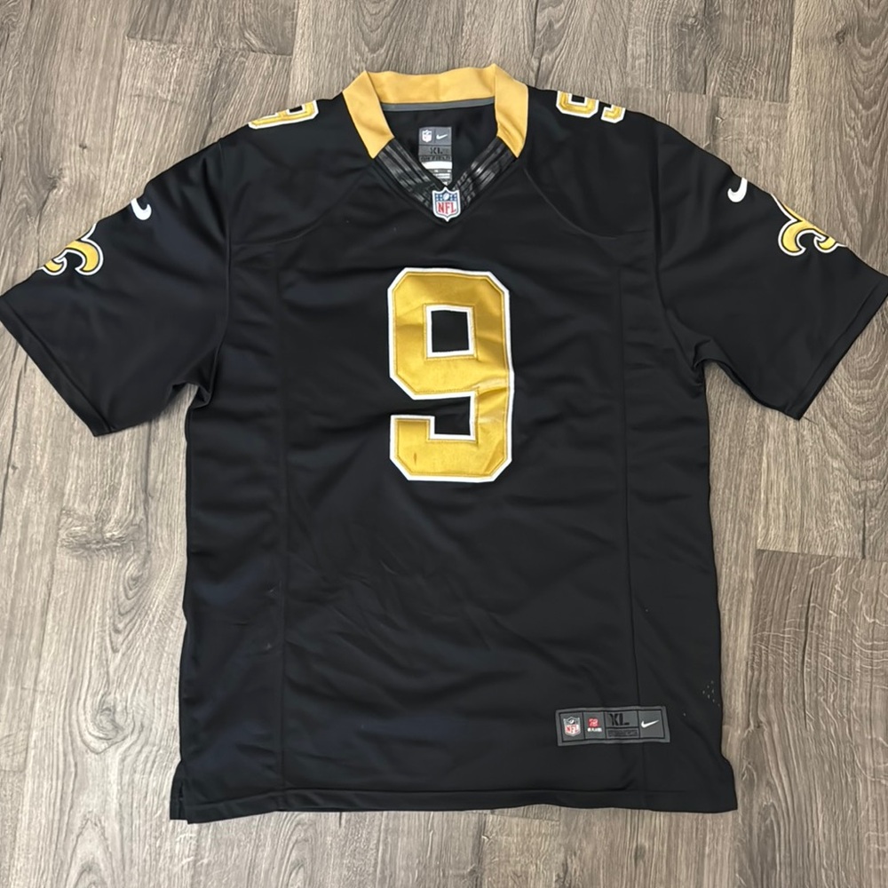 NFL Saints Drew Brees XL Authentic Football Jersey Worn Once Nola
